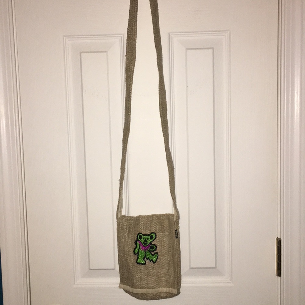 Grateful Dead bear crossbody bag